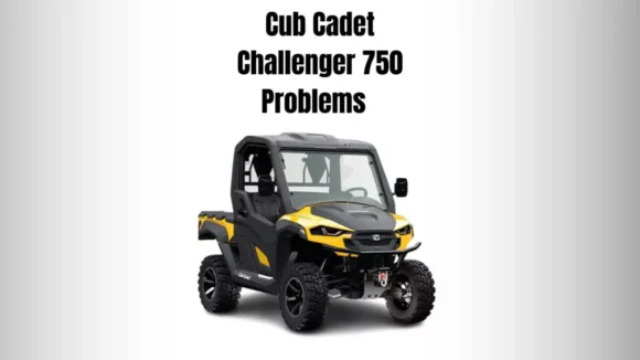 Problems With Cub Cadet Challenger