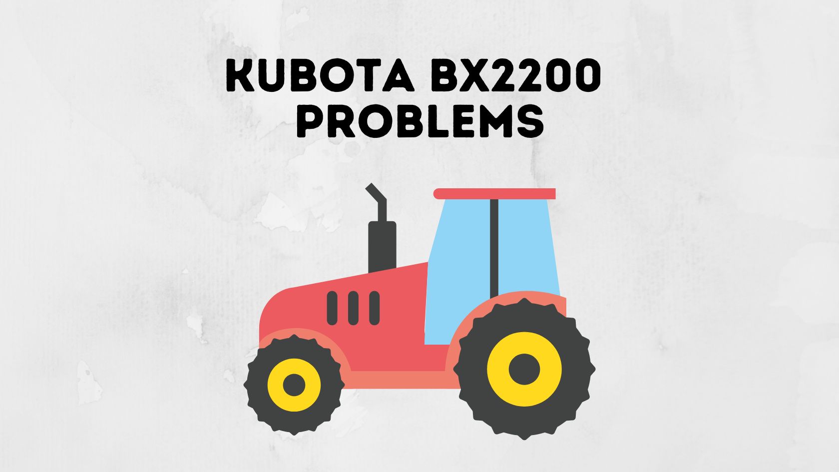 Kubota L3400 Problems