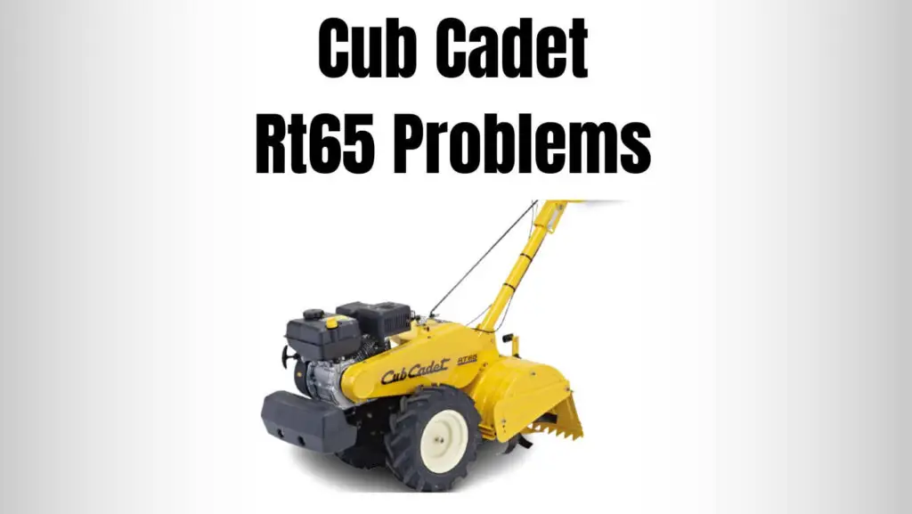 Cub Cadet Rt65 Problems