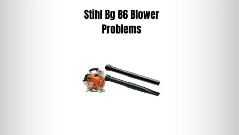 Stihl Bg 86 Blower Problems
