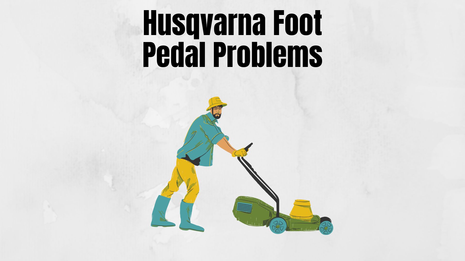 Husqvarna Foot Pedal Problems