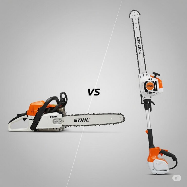 Chainsaw vs Pole Saw