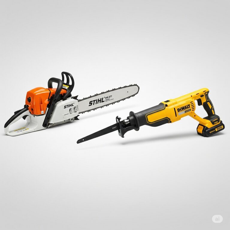 Chainsaw vs Reciprocating Saw