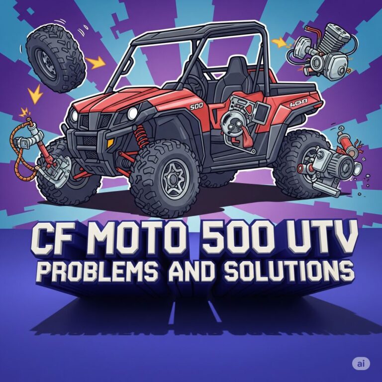 Cf Moto 500 UTV Problems and Solutions