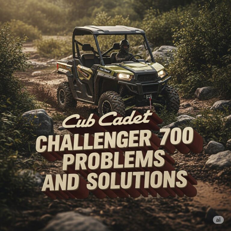 Cub Cadet Challenger 700 Problems and Solutions