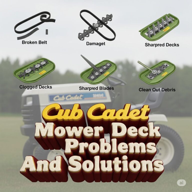 Cub Cadet Mower Deck Problems And Solutions