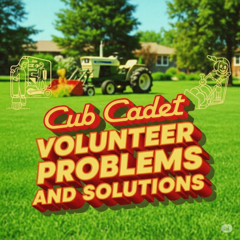 Cub Cadet Volunteer Problems and Solutions