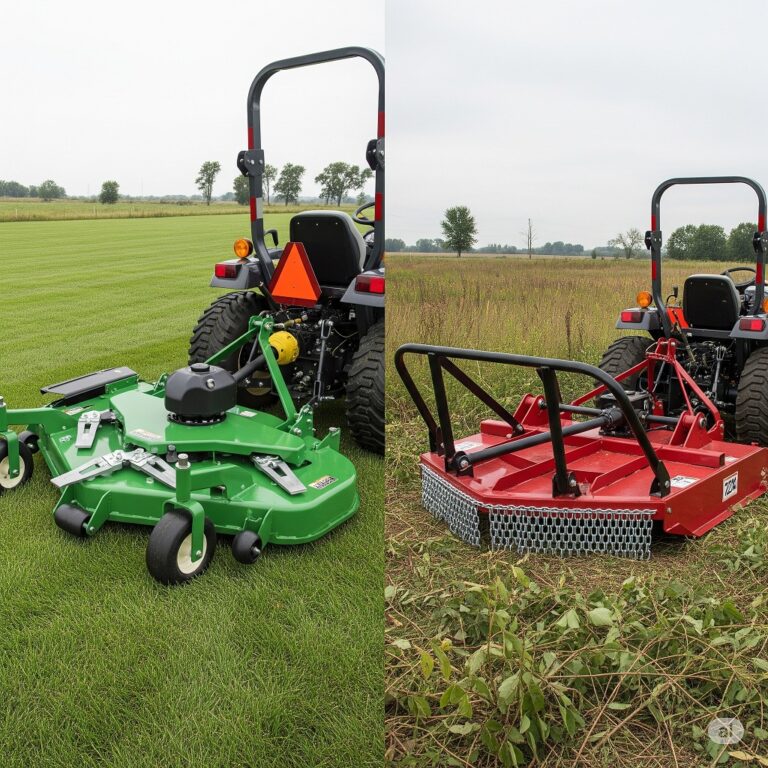 Finish Mower vs Bush Hog