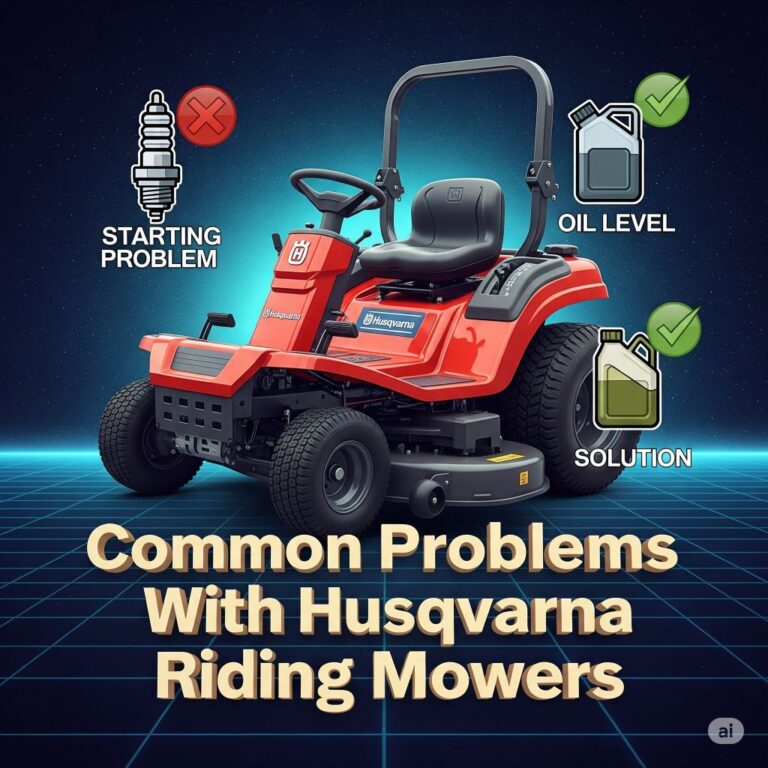 Husqvarna Riding Mowers Problems and Solutions