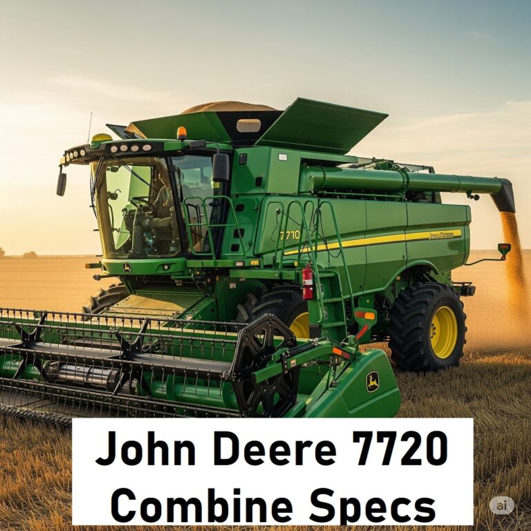John Deere 7720 Combine Specs