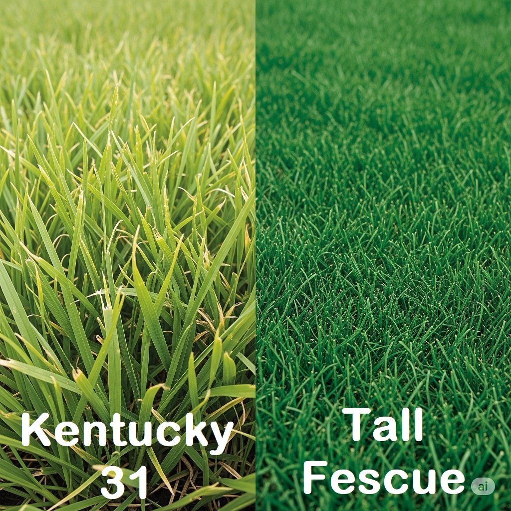kentucky 31 vs tall fescue