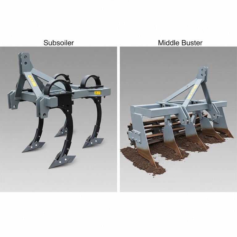 Subsoiler vs Middle Buster