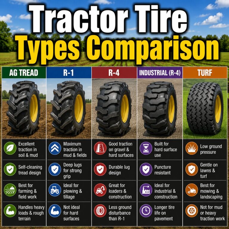 Tractor Tire Types Comparison