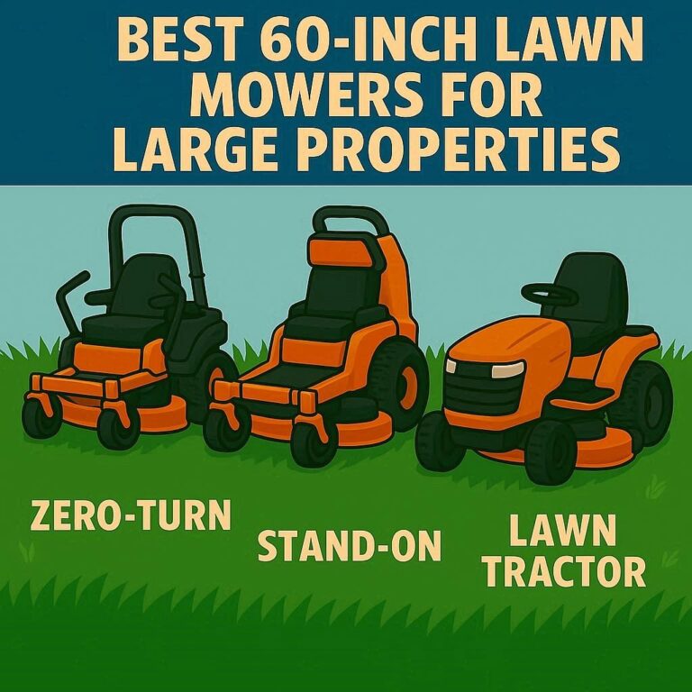 60 inch zero-turn mowers for large properties