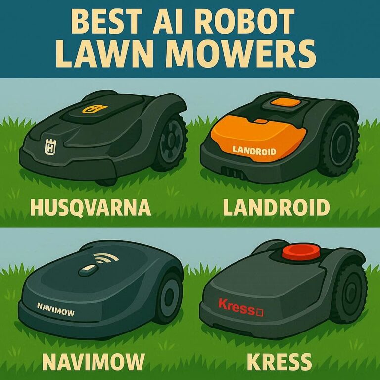 Best AI robot lawn mowers