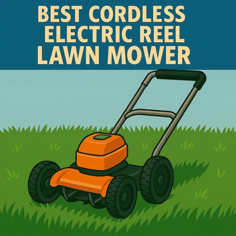 best cordless electric reel lawn mower