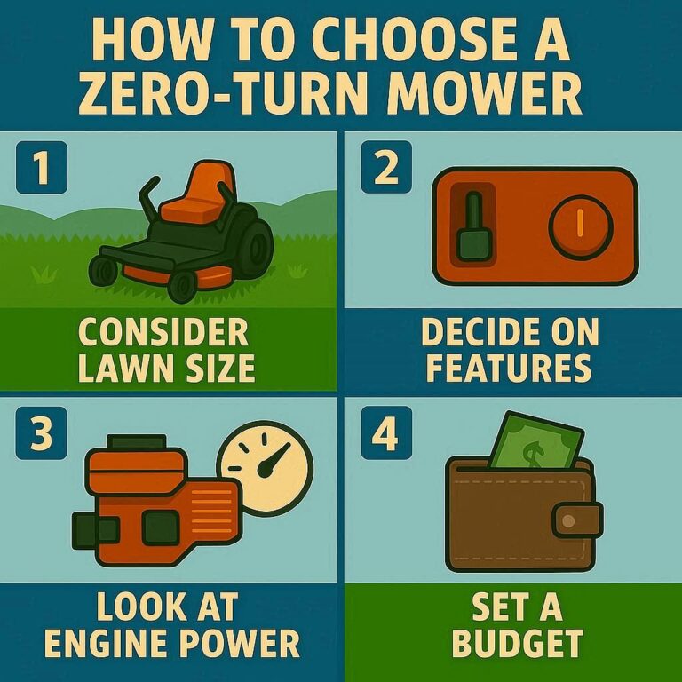 how to choose a zero-turn mower