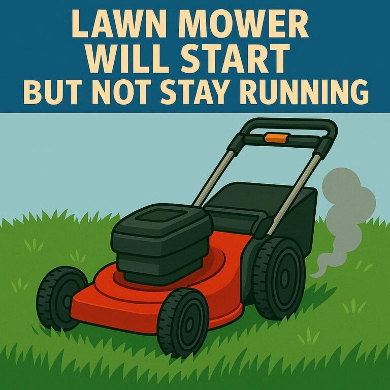 Lawn Mower Will Start But Not Stay Running