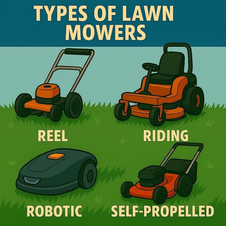 types of lawn mowers