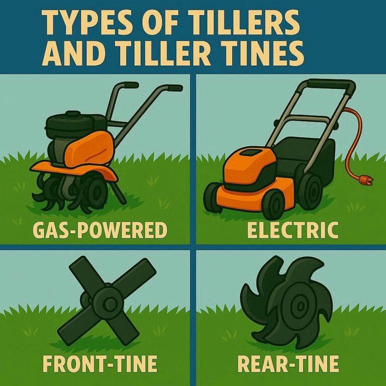 Types of Tillers and Tiller Tines