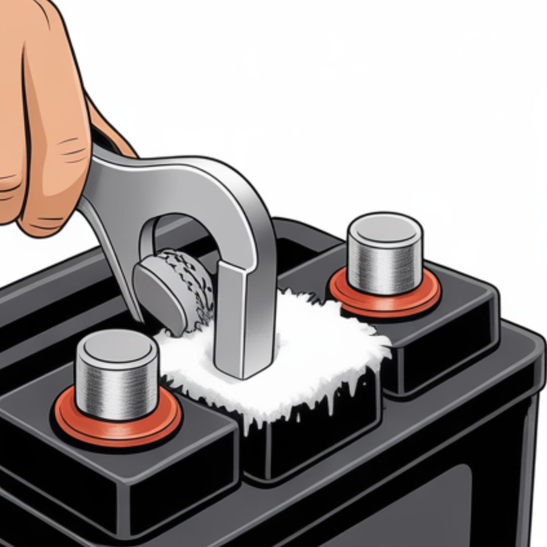 Reconnect battery terminals