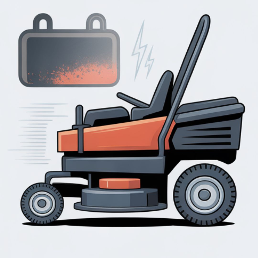 Riding mower battery drain