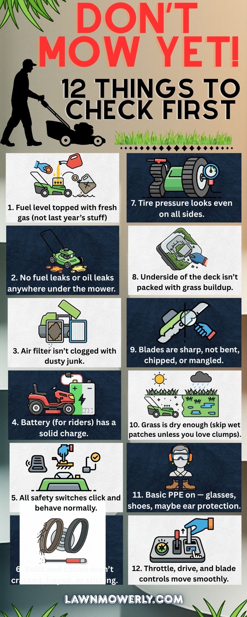 Before You Start Mowing 12 Must-Do Inspections