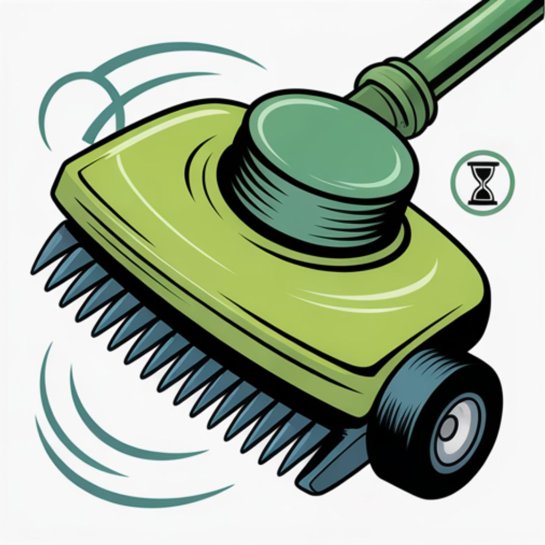 Check mower blade condition before mowing