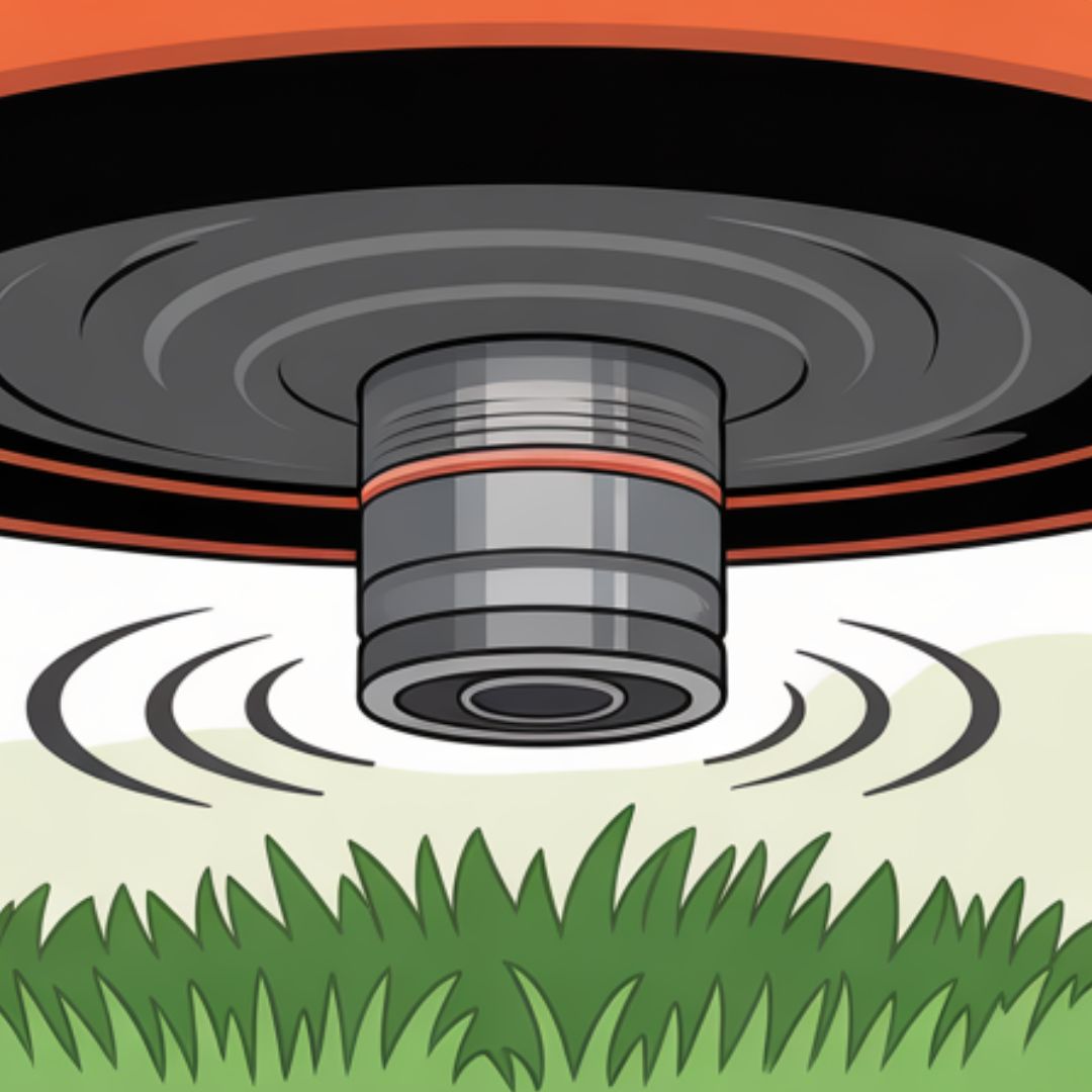 Checking mower spindle bearings