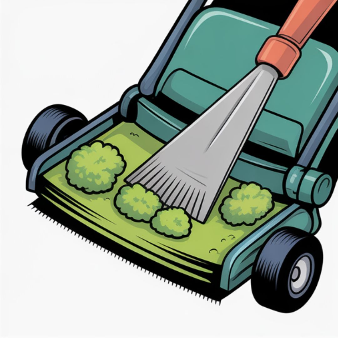 Clean mower deck underside regularly