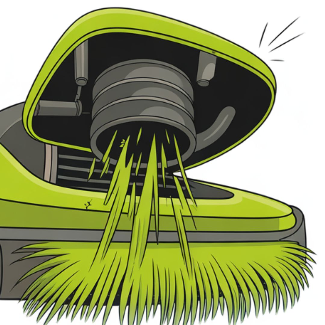 Mower discharge chute