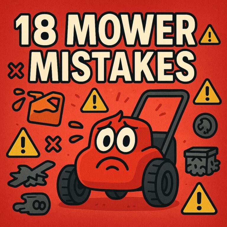 Common Lawn Mower Mistakes