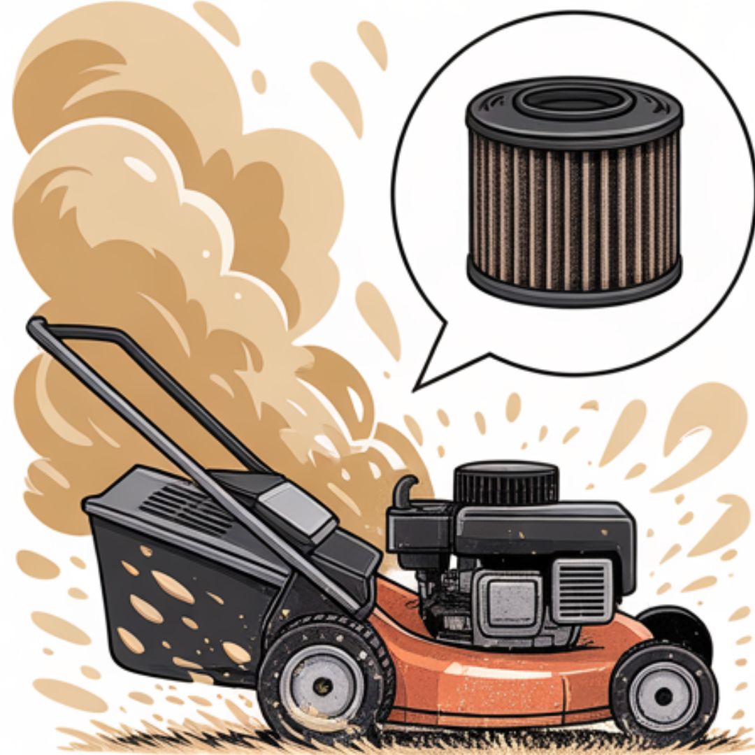 Dusty U.S. region air filter wear