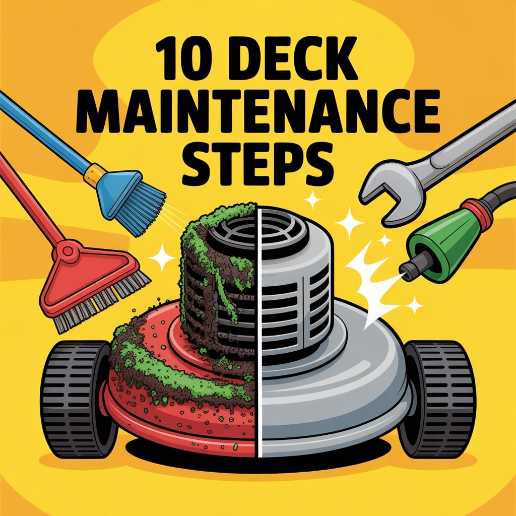How to Clean Mower Deck