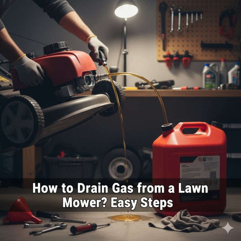 How to Drain Gas from a Lawn Mower