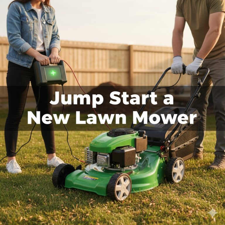 How to Jump Start a Lawn Mower