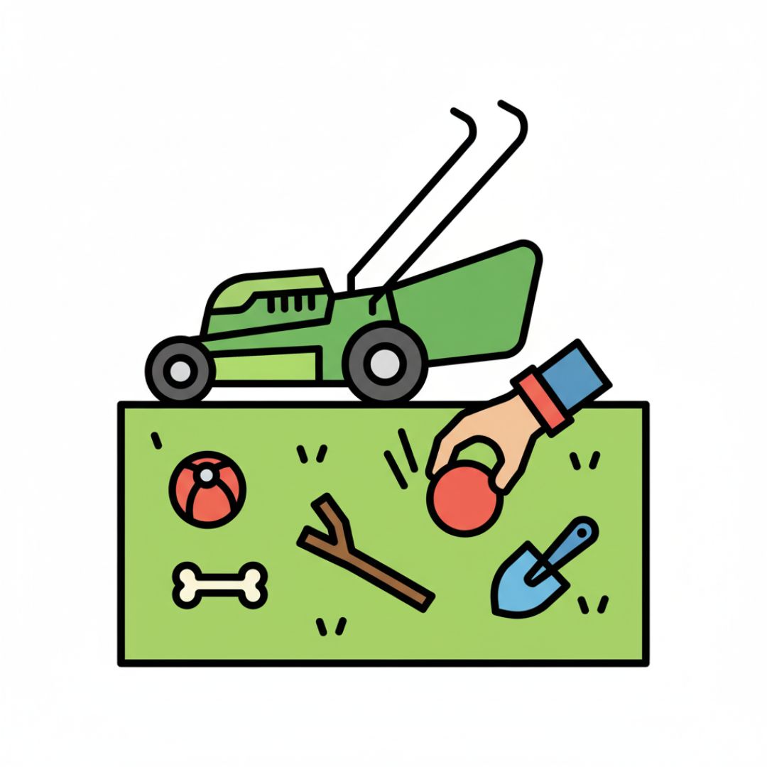 Walk the Yard and Pick Up Debris