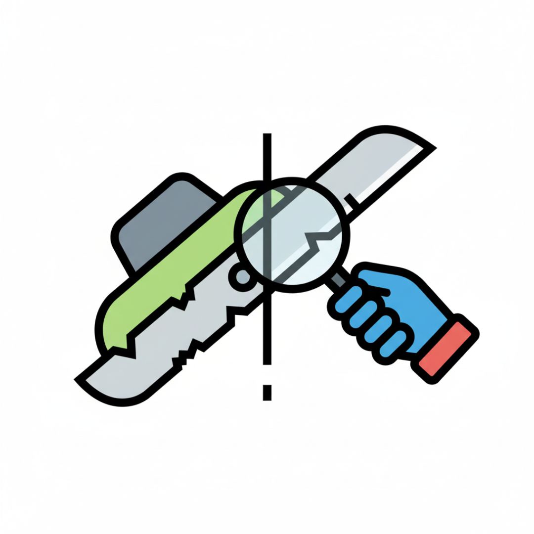 Inspect the Blades for Sharpness