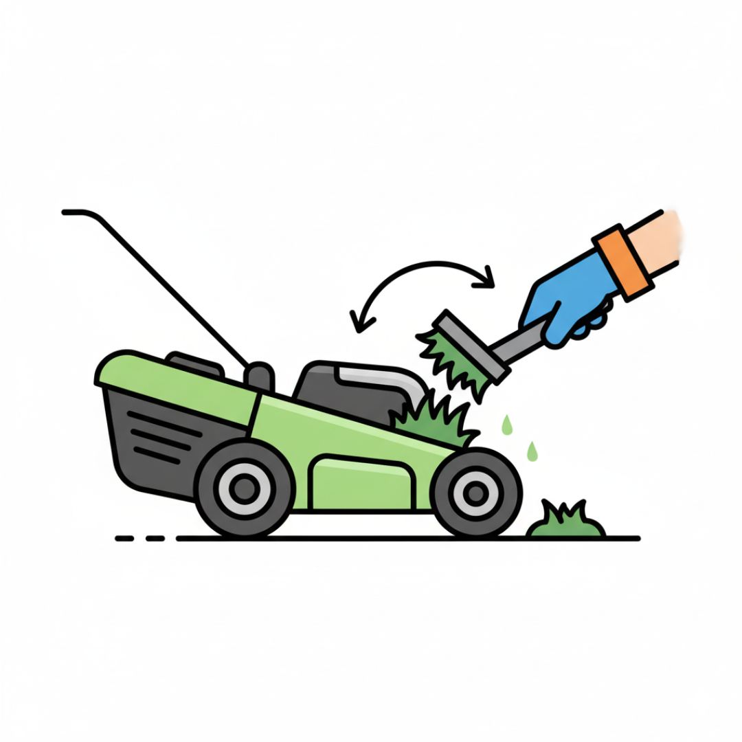 Check the Discharge Chute