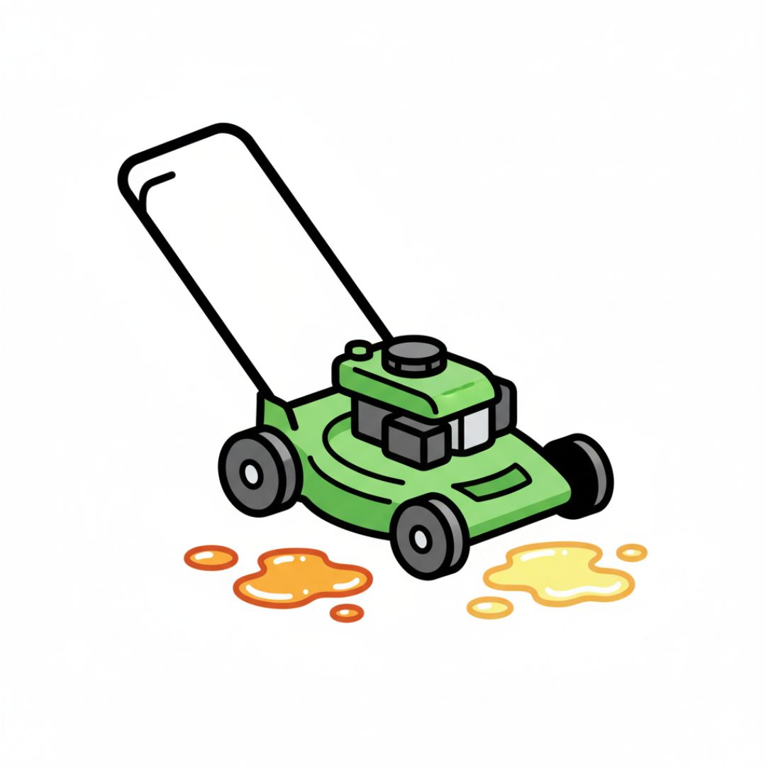 Look for Fuel or Oil Leaks