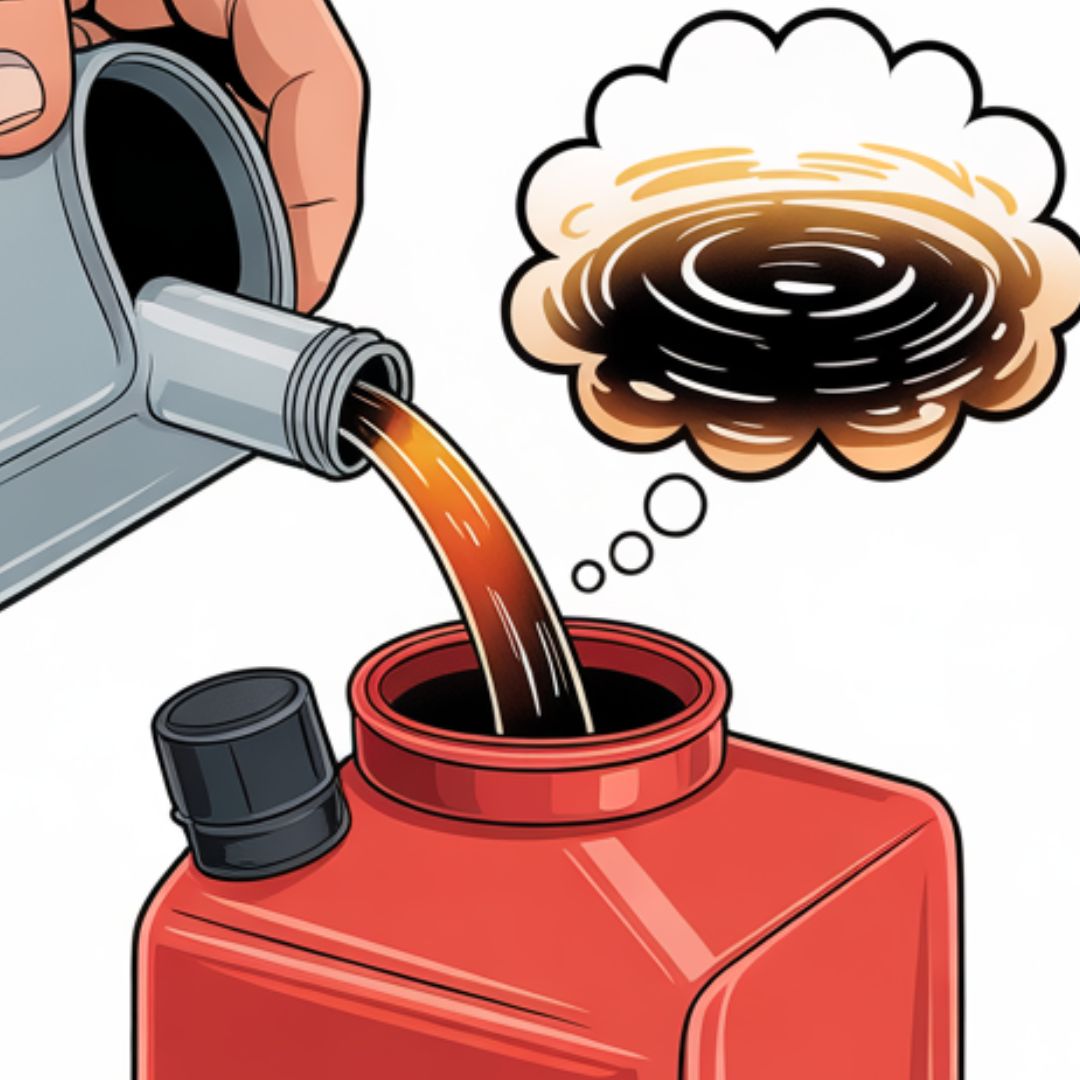 Mixing old gas with new gas