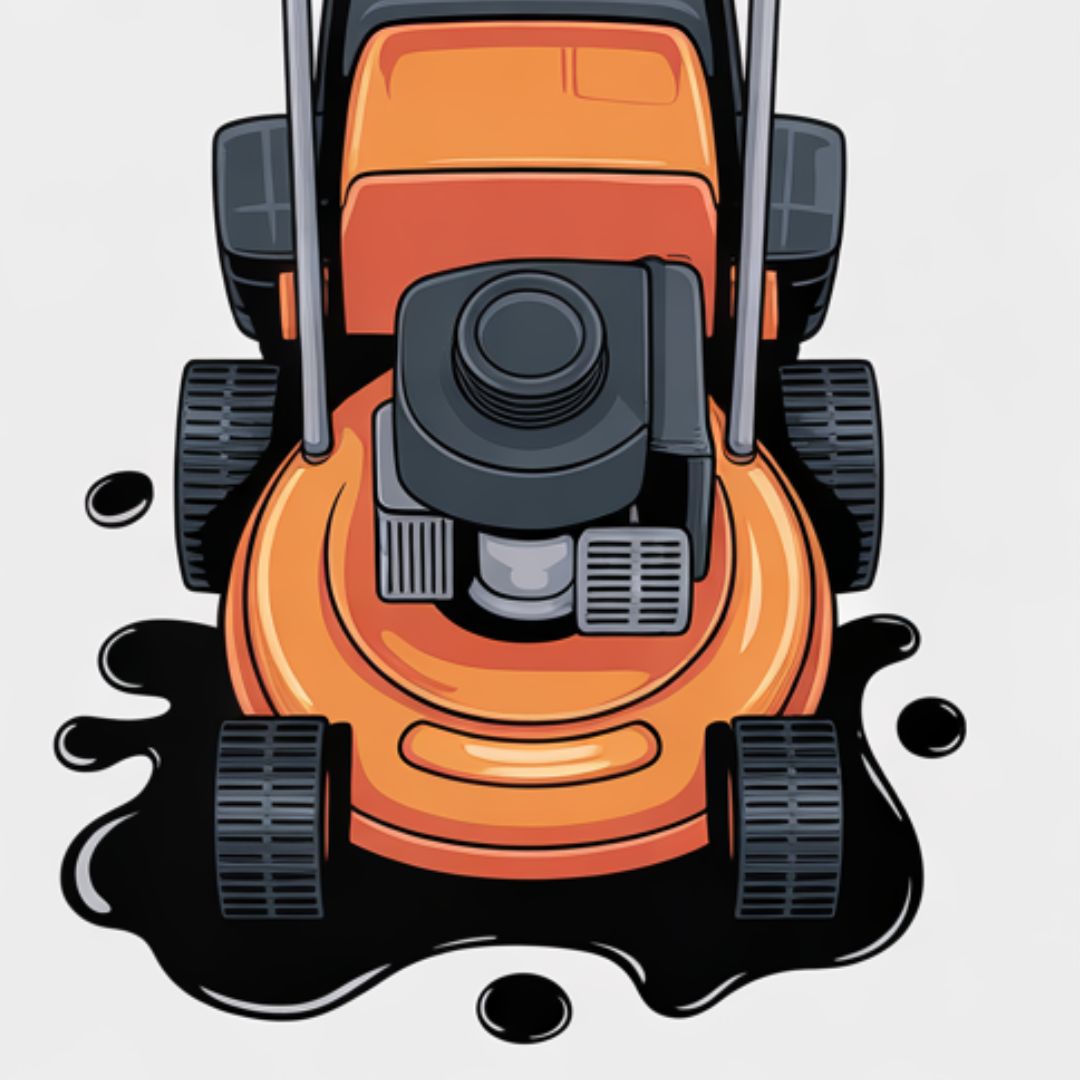 Oil leak on mower deck