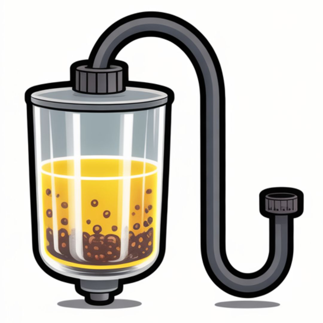 Replacing lawn mower fuel filter