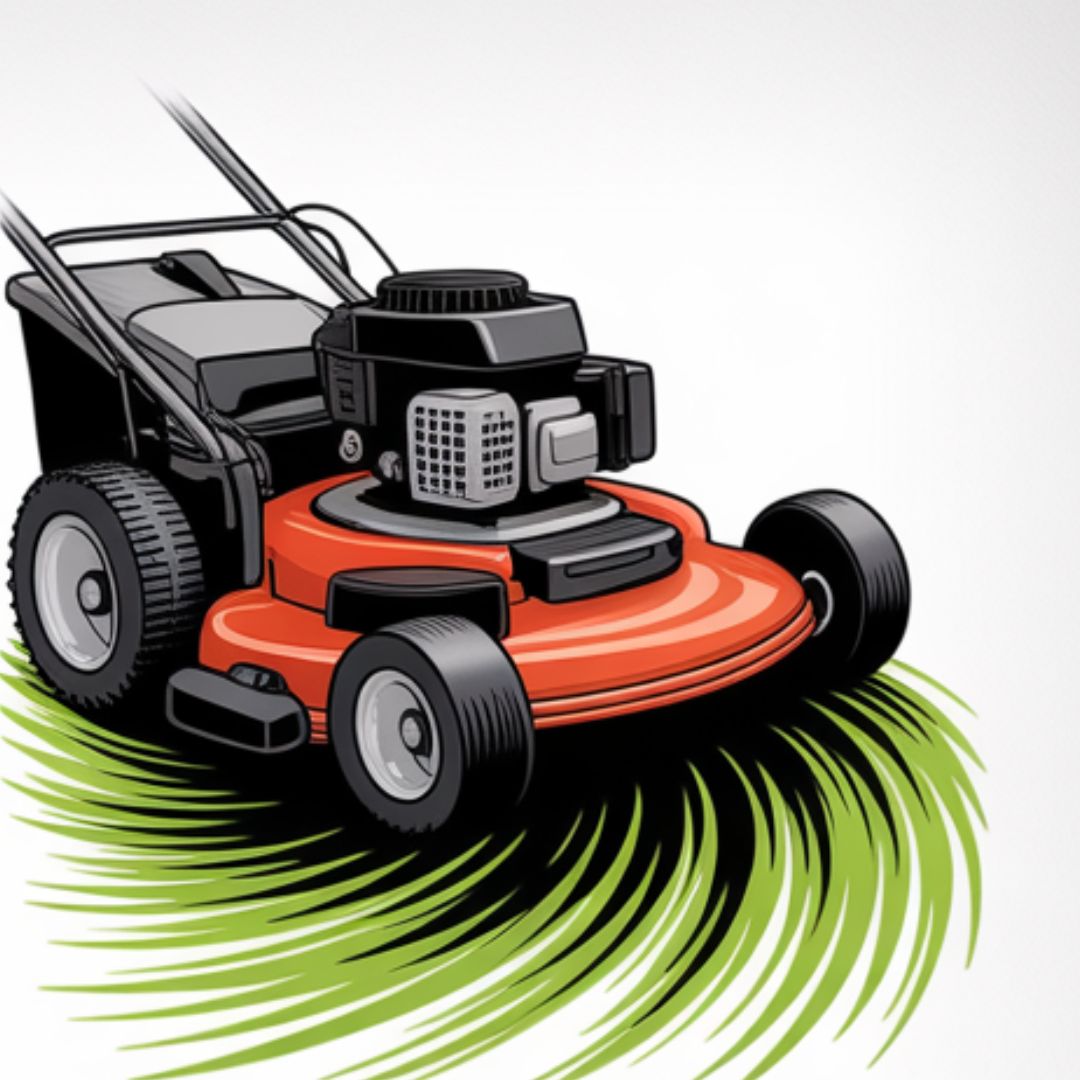 Run full throttle when mulching