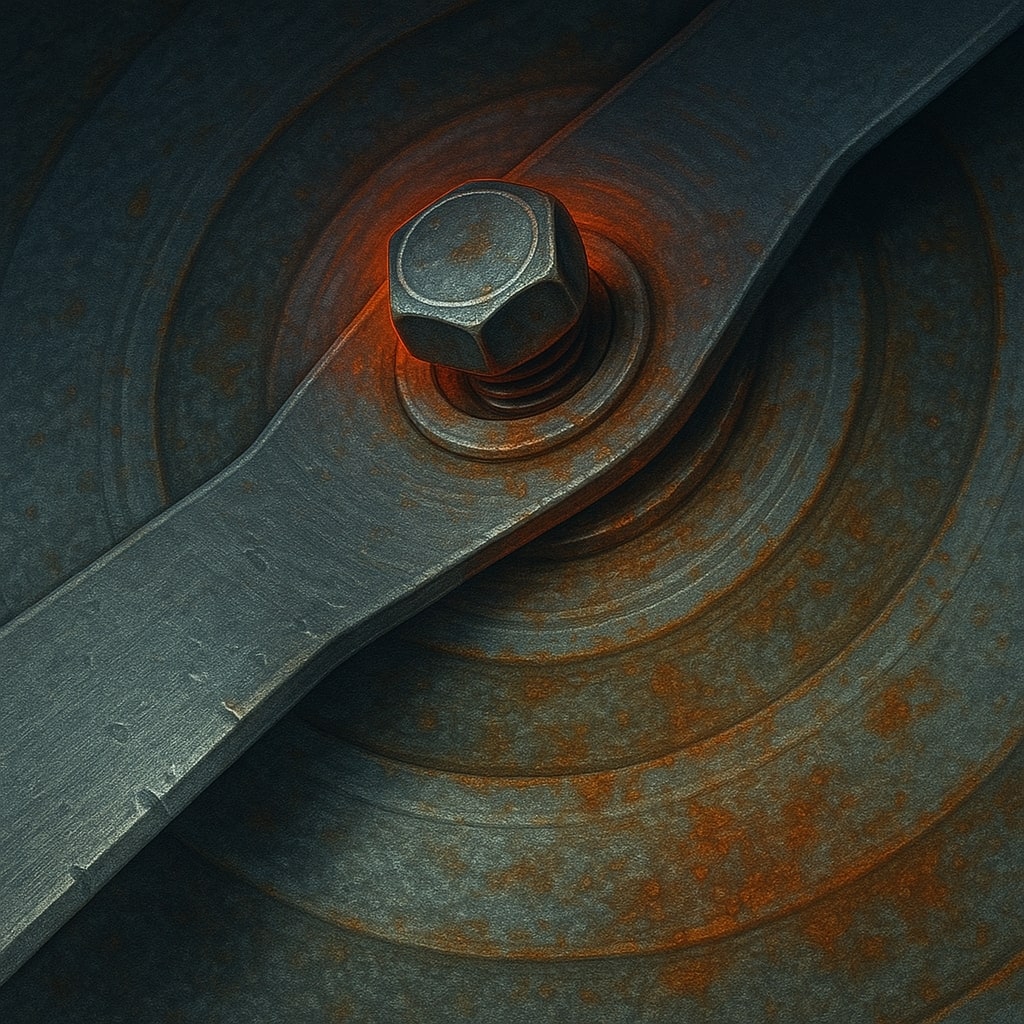 Tightening Lawn Mower Blade Bolt