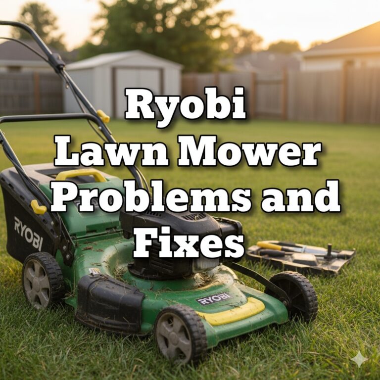 Ryobi Lawn Mower Problems and Fixes