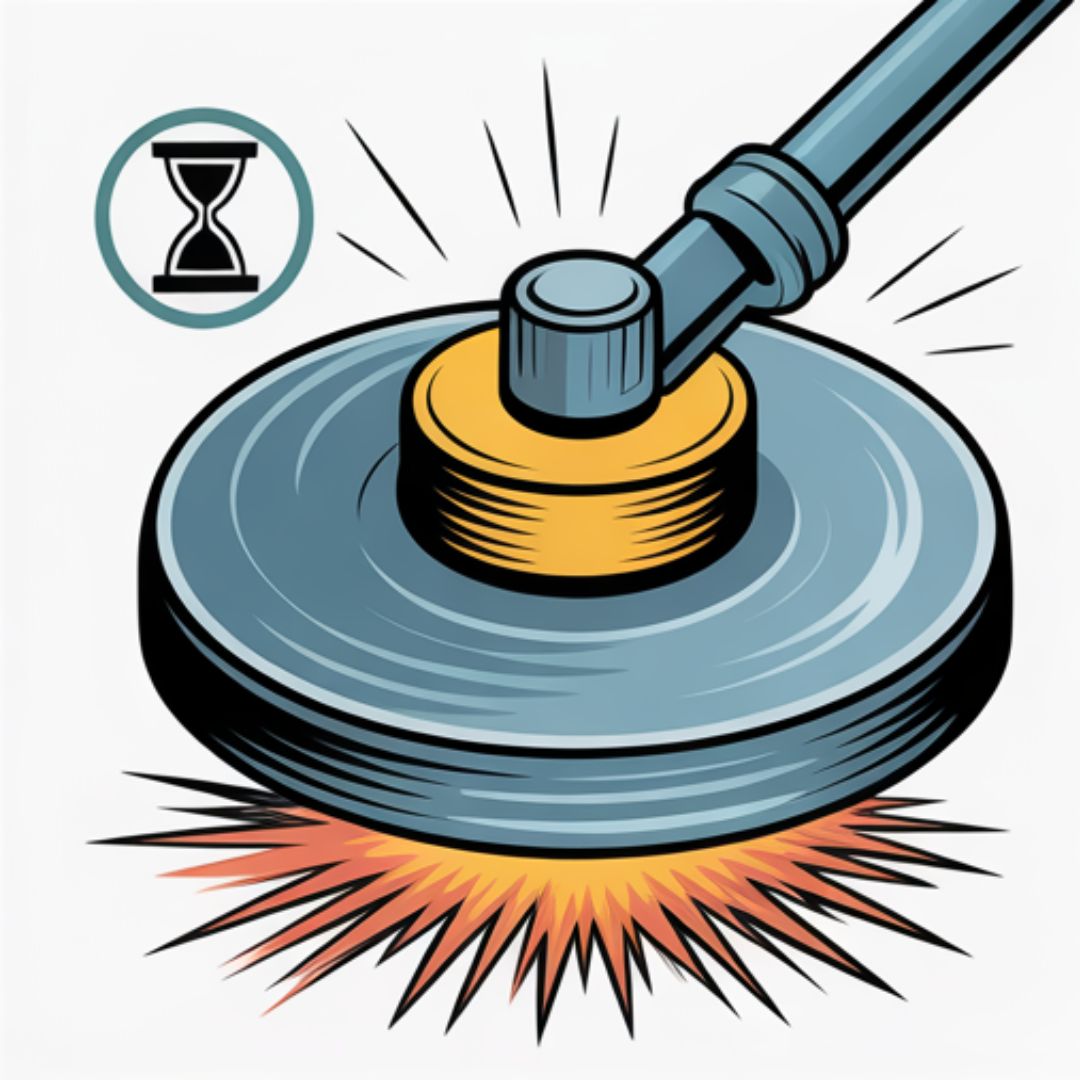 Sharpen mower blade every 20–25 hours