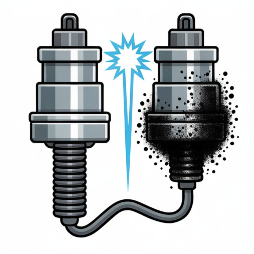 Inspect mower spark plug