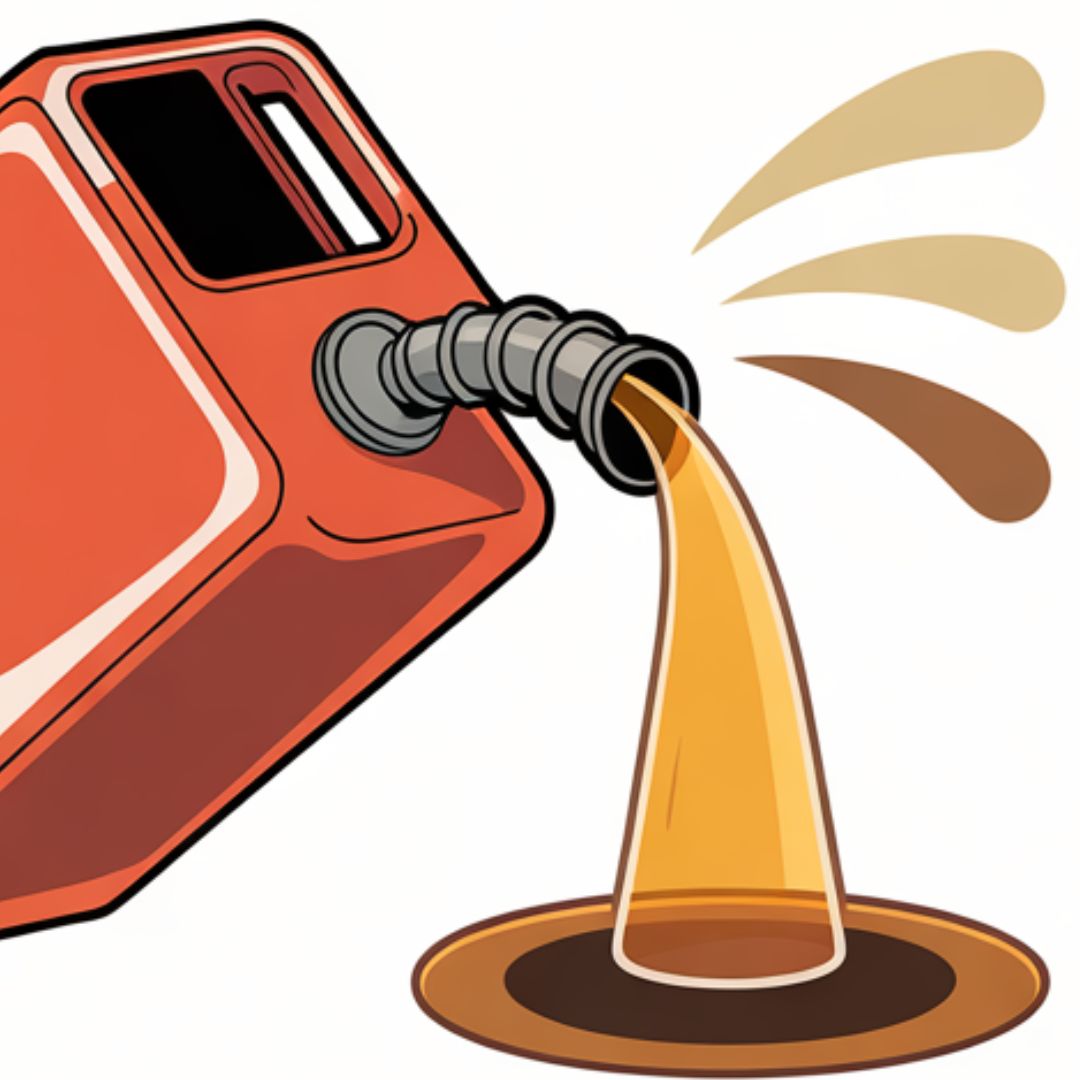 Fresh fuel for mower