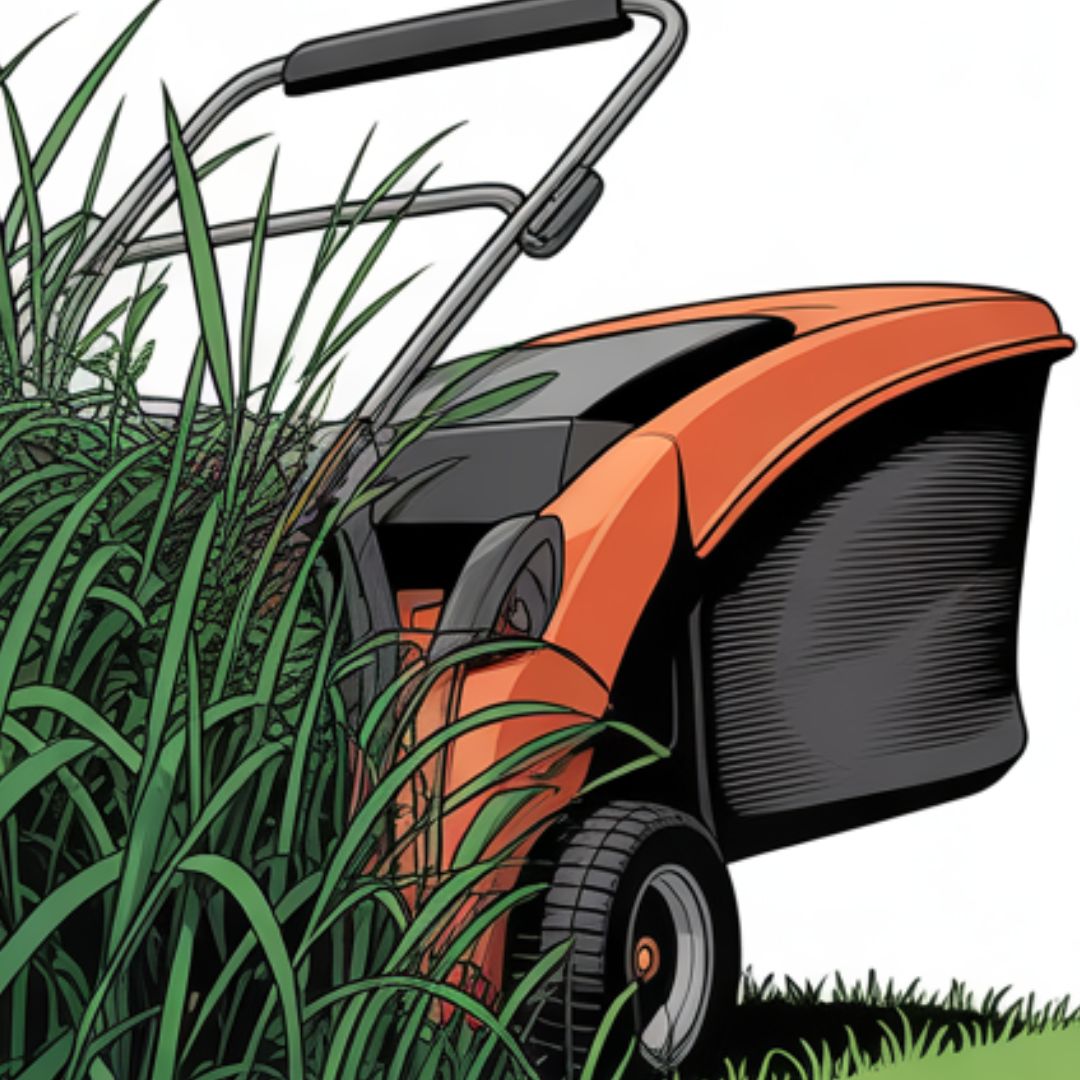 Switch to bagging long grass